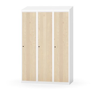 Novis garderobeskab skrå topplade 1:3 B120 cm