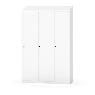 Novis garderobeskab skrå topplade 1:3 B120 cm