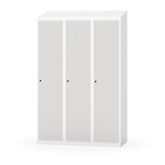 Novis garderobeskab skrå topplade 1:3 B120 cm