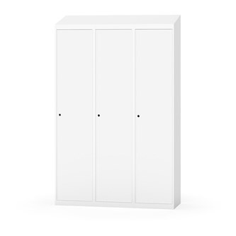 Novis garderobeskab skrå topplade 1:3 B120 cm