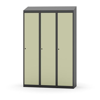 Novis garderobeskab skrå topplade 1:3 B120 cm