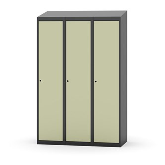 Novis garderobeskab skrå topplade 1:3 B120 cm