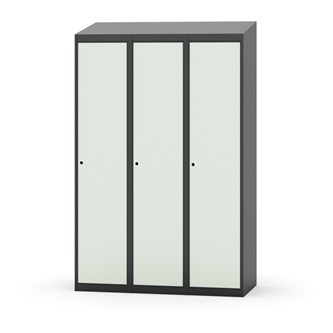 Novis garderobeskab skrå topplade 1:3 B120 cm