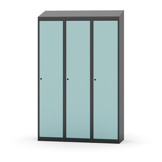 Novis garderobeskab skrå topplade 1:3 B120 cm