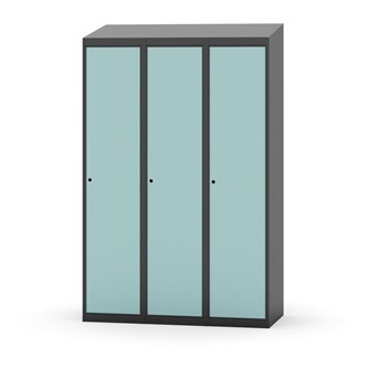 Novis garderobeskab skrå topplade 1:3 B120 cm
