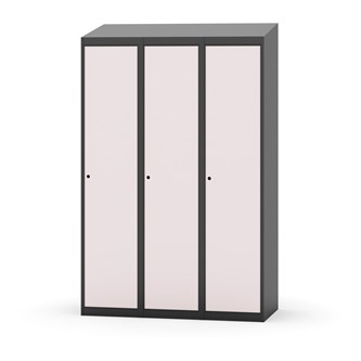 Novis garderobeskab skrå topplade 1:3 B120 cm