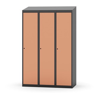 Novis garderobeskab skrå topplade 1:3 B120 cm