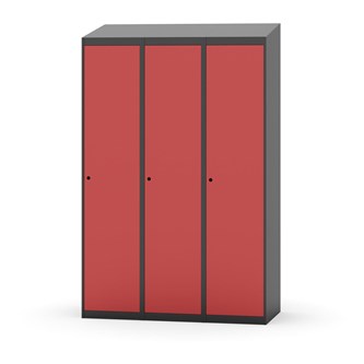 Novis garderobeskab skrå topplade 1:3 B120 cm