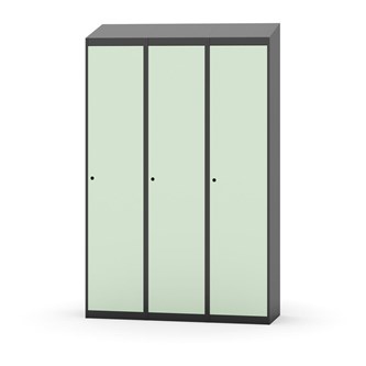 Novis garderobeskab skrå topplade 1:3 B120 cm