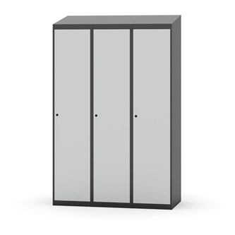 Novis garderobeskab skrå topplade 1:3 B120 cm