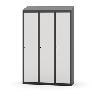 Novis garderobeskab skrå topplade 1:3 B120 cm