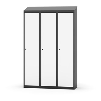 Novis garderobeskab skrå topplade 1:3 B120 cm