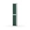 Novis garderobeskab lige topplade 2:1 B30 cm