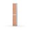 Novis garderobeskab lige topplade 2:1 B30 cm