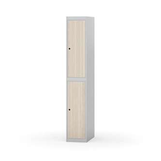 Novis garderobeskab lige topplade 2:1 B30 cm