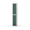 Novis garderobeskab lige topplade 2:1 B30 cm