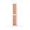 Novis garderobeskab lige topplade 2:1 B30 cm