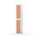 Novis garderobeskab lige topplade 2:1 B30 cm