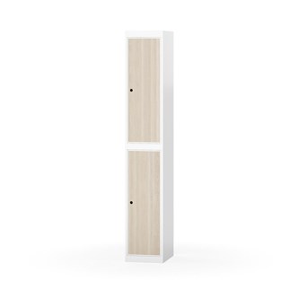 Novis garderobeskab lige topplade 2:1 B30 cm