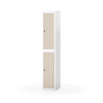Novis garderobeskab lige topplade 2:1 B30 cm