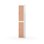 Novis garderobeskab lige topplade 2:1 B30 cm