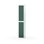 Novis garderobeskab lige topplade 2:1 B30 cm