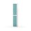 Novis garderobeskab lige topplade 2:1 B30 cm