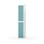 Novis garderobeskab lige topplade 2:1 B30 cm
