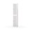 Novis garderobeskab lige topplade 2:1 B30 cm