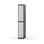 Novis garderobeskab lige topplade 2:1 B30 cm