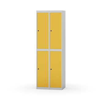 Novis garderobeskab lige topplade 2:2 B60 cm