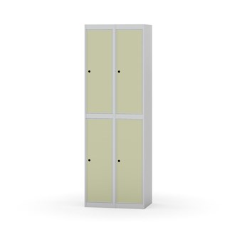 Novis garderobeskab lige topplade 2:2 B60 cm