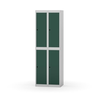 Novis garderobeskab lige topplade 2:2 B60 cm
