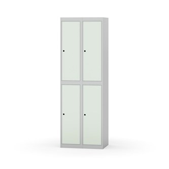 Novis garderobeskab lige topplade 2:2 B60 cm