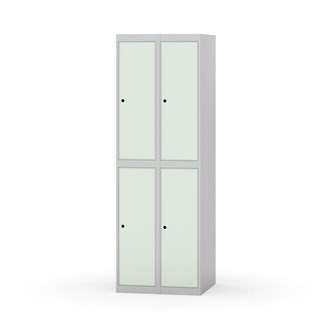 Novis garderobeskab lige topplade 2:2 B60 cm