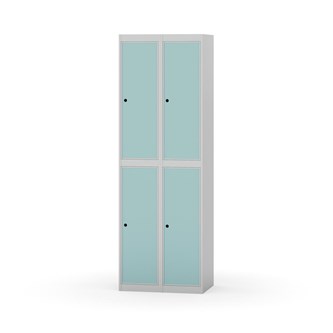 Novis garderobeskab lige topplade 2:2 B60 cm