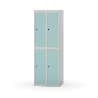 Novis garderobeskab lige topplade 2:2 B60 cm