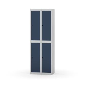 Novis garderobeskab lige topplade 2:2 B60 cm
