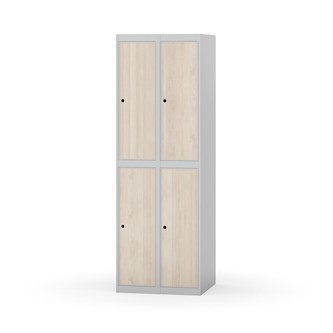 Novis garderobeskab lige topplade 2:2 B60 cm