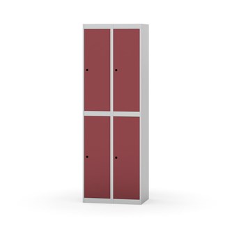 Novis garderobeskab lige topplade 2:2 B60 cm