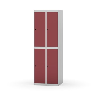 Novis garderobeskab lige topplade 2:2 B60 cm