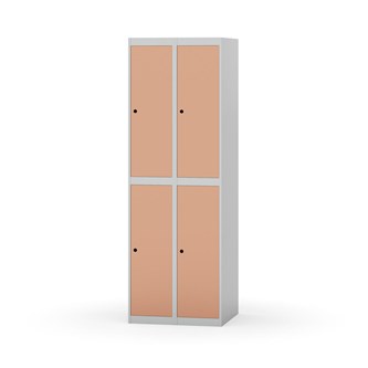 Novis garderobeskab lige topplade 2:2 B60 cm