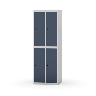 Novis garderobeskab lige topplade 2:2 B60 cm