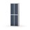 Novis garderobeskab lige topplade 2:2 B60 cm