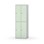 Novis garderobeskab lige topplade 2:2 B60 cm