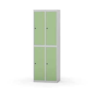 Novis garderobeskab lige topplade 2:2 B60 cm