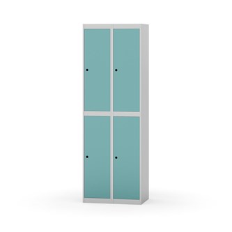 Novis garderobeskab lige topplade 2:2 B60 cm