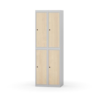 Novis garderobeskab lige topplade 2:2 B60 cm