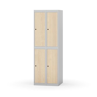 Novis garderobeskab lige topplade 2:2 B60 cm