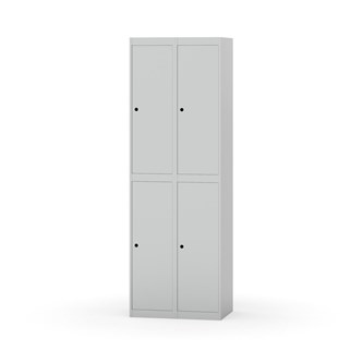 Novis garderobeskab lige topplade 2:2 B60 cm